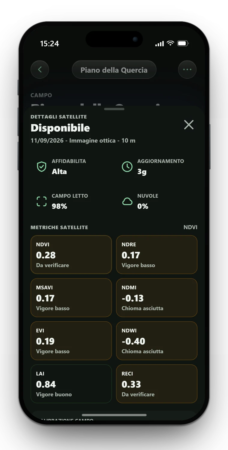 App Harvi — Satellite